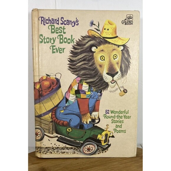 Vtg 1968 Richard Scarry's Best Story Book Ever 82 Stories & Poems Golden Book - Picture 1 of 6
